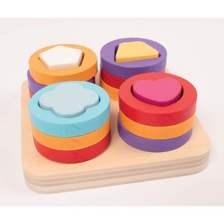 MYPAUZE Träformer matchningsspel - Lyreco - Skola och förskola - Lekmaterial - Förskolelek