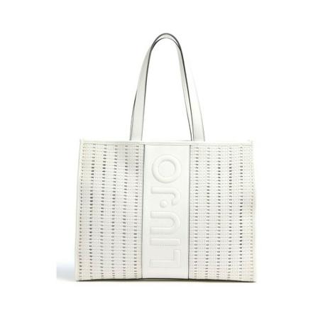 Liu Jo, Shoulder bag l tote shiny na 2065e 0513 Wit, Dames, Maat:ONE Size