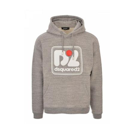 Dsquared2 Hoodies , Grijs , Heren , Maat: S