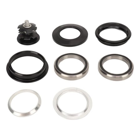 Cykelheadset 44 mm Aluminiumlegeringsforsegling Dobbeltlagers Rett Styr Forgaffel Indbyggede Cykeldele til MTB Landevejscykel