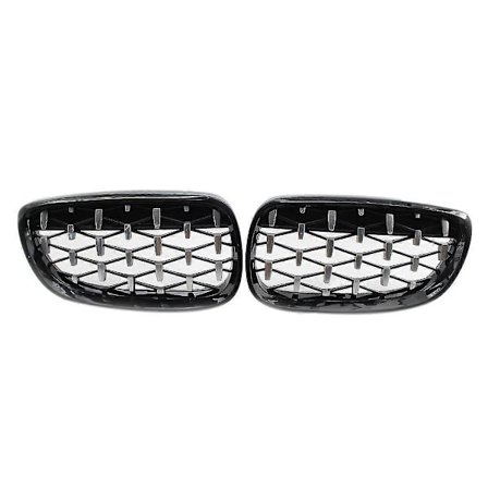 Främre Njurgaller, Främre Huv Diamantgaller Meteor Grill För- 3-serie E92 E93 Coupe 2006-2010 Gl