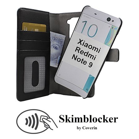 Skimblocker Magnet Wallet Xiaomi Redmi Note 9