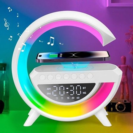 Langaton Bluetooth-kaiutin kosketusohjauksella ja monivärisillä LED-valoilla