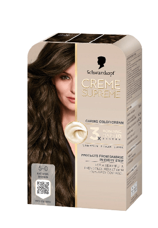 Schwarzkopf Creme Supreme Hårfärg Dam Brun 1 ST