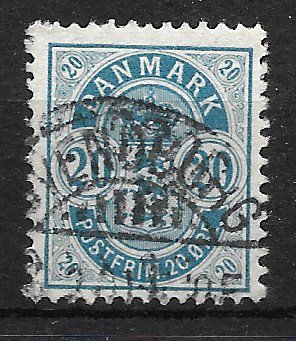 Danmark - AFA 36 Bw - Stemplet