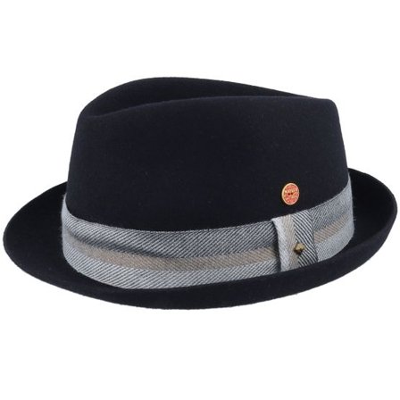 Mayser - Svart fedora Hatt - Samu Wool Soft Black Fedora @ Hatstore