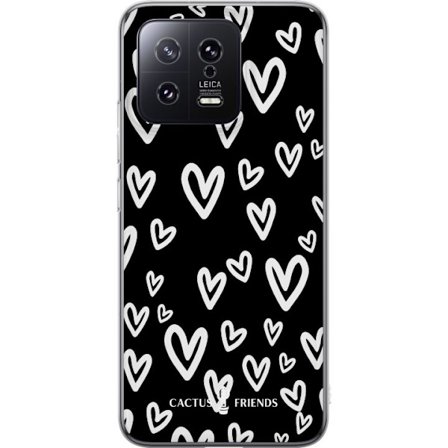 Kompatibel Mobilcover til Xiaomi Xiaomi 13 Cactus and Friends - Handdrawn Love Chaos
