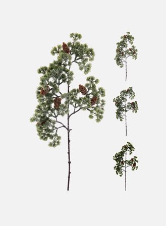 Grankvist m/lys H55 - grønn