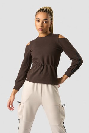 Stance Long Sleeve Wmn Dark Brown