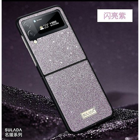 Fodral Kompatibelt med Samsung Galaxy Z Flip 5 Lyx Glitter Stjärna Baksida Skal för Z Flip 5 för Kvinnor
