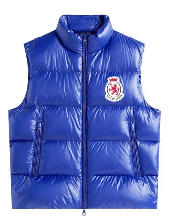Tommy Hilfiger | Rwb Crest Shiny Down Vest | XXL