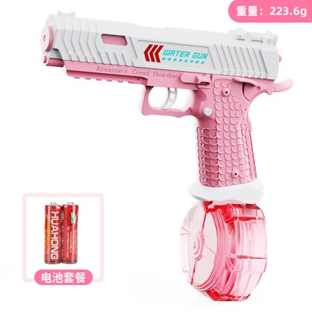 Firelight Lille Ismus Elektrisk Kontinuerlig Ild Vandpistol Tilbagespoling Puls Høj Hastighed ​​​​Kontinuerlig Ild Vandpistol Børns Vandpistol Legetøj