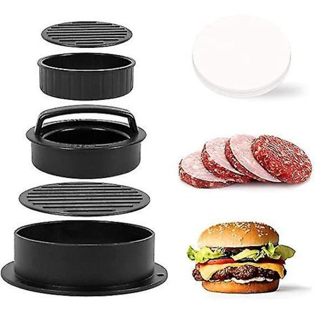 3-in-1 Hampurilaisten Paininsetti, Tarttumaton, 50 Ilmaista Paperia