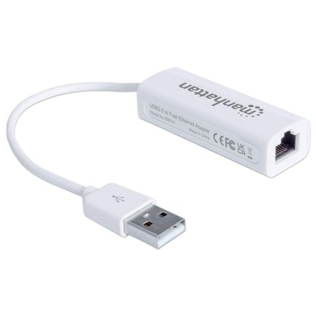 Manhattan Hi-Speed USB 2.0 to Fast Ethernet Adapter - nettverksadapter