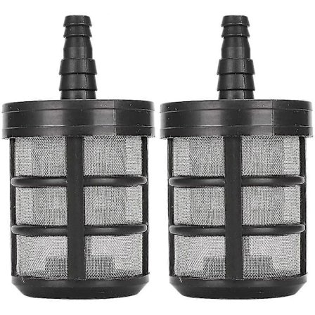 2 stk. haveslangefilter, vandpumpe si filter rustfrit stål dobbeltlags krypteringssi til sprøjter db