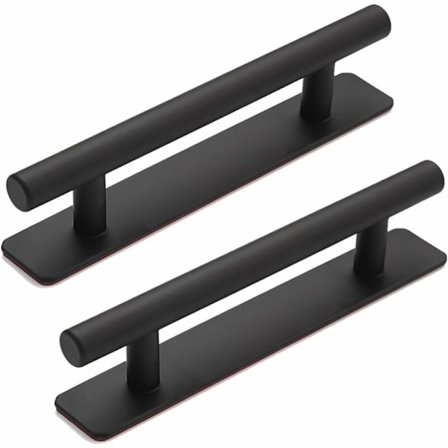 15 cm:n suora putki itseliimautuva ovenkahva, 2 kpl alumiinia A