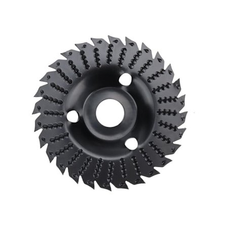 1 st träskärande skiva vinkelslipmaskin poleringsskiva 125 mm räfflad ryggradsskiva slipning träskärningsskiva träraspskiva - 125 x 15 mm