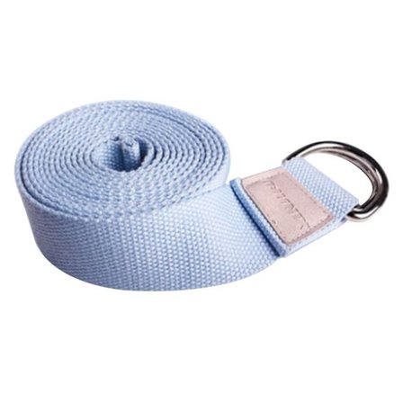 Yoga strekkbånd, Pilates fysioterapi strekkestropp blå 183 * 3.8cm