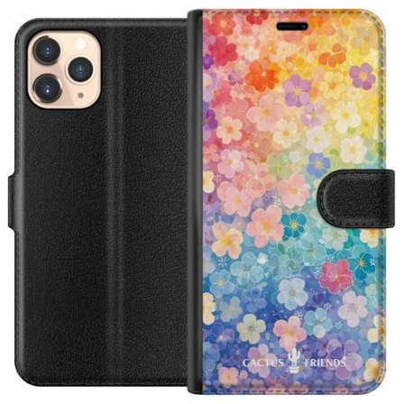 Kompatibelt Plånboksfodral till Apple Apple iPhone 11 Pro Cactus and Friends – RainbowBloom