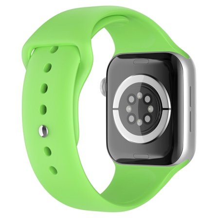 Apple Watch 42/44/45/46/49 mm Silikon Armband (M/L) Grön