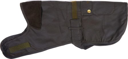 Barbour 2 in 1 Wax Dog Coat koiran takki, Olive/Brown
