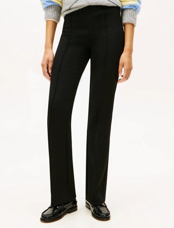 Tommy Hilfiger Punto Kick Flare Pant - Black - 38