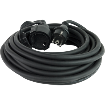 SKJØTELEDNING 10M IP44 SORT