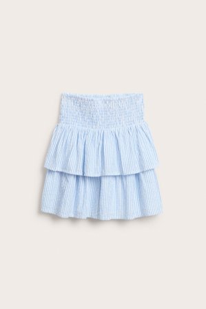 Kappahl | Stripete volangskjørt Hvit 170 | Hvit