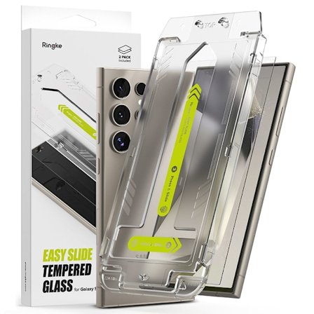 HERDET GLASSRING EASY SLIDE 2-PACK GALAXY S24 ULTRA CLEAR