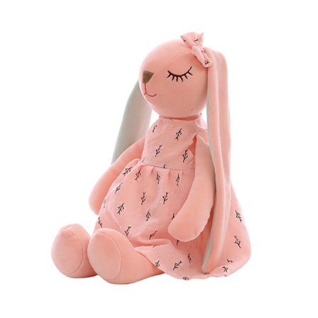 Bunny Plyschleksak Gosedjursleksaker ROSA 35CM - high quality