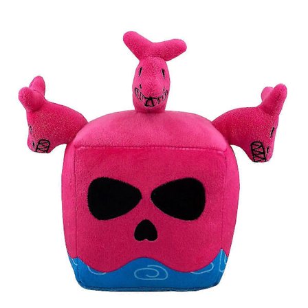 blox fruit spil periferi frugt leopard kasse plys legetøj lilla kasse dukke[HK] LGL