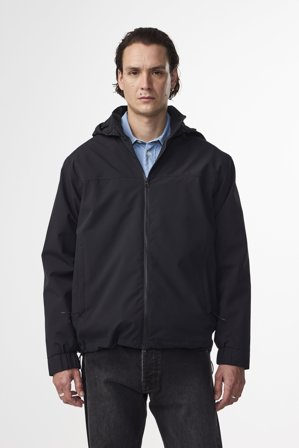 NN.07 Gabriel Jakke Herre Sort Polyester