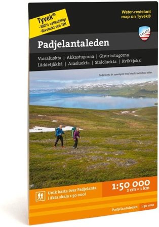 Calazo Fjällkarta Padjelantaleden 1:50 000