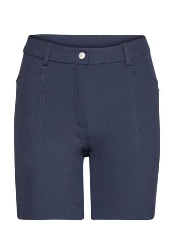 Lds Grace High Waist Shorts 45Cm Shorts Sport Shorts Blå Abacus