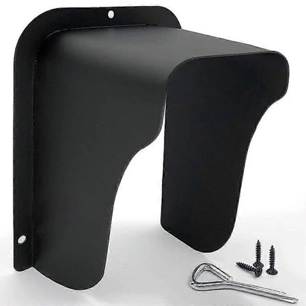 Vanntett metalldeksel for ringeklokke, dørlås, intercom, utendørs regnbeskyttelse for ringeklokke Beskytter enheten mot sol og regndråper