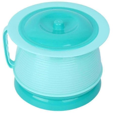 Sängkammarpotta för äldre - Portabel potta med lock