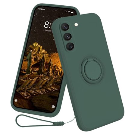 Samsung Galaxy S24 Plus Cover med Ringholder Grøn