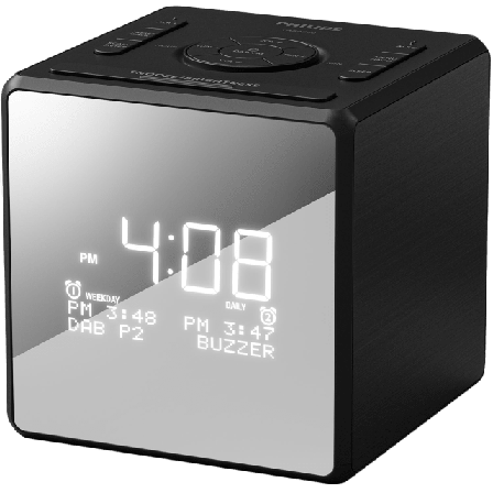 Philips Klockradio Tar4600/12 Väckarklockor Unisex Svart
