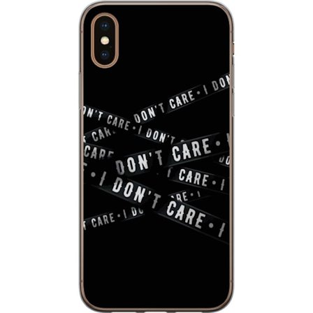 Kompatibelt Mobilskal till Apple Apple iPhone X Don ́t Care