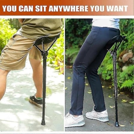 Bærbar Skammel Højdejusterbart Sæde Sammenklappelig Udendørs Fiskestol Med 3 Positioner Rød