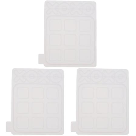 3 stk Tic Tac Toe Brettspill Harpiksform Familie Spill Silikon Epoxy Harpiksstøpeform 3stkS 3pcs S