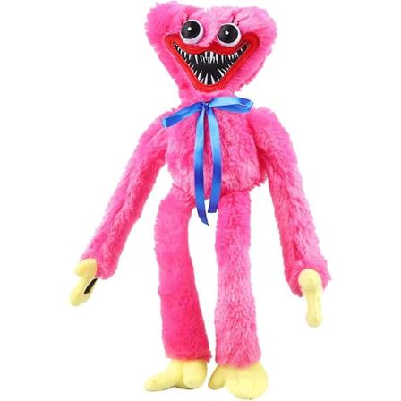 Poppy Playtime Huggy Wuggy Plyschleksaker, Blå Jultecknad Plyschdocka, Realistisk Blå Korvmonster Skräck Jul Fylld Docka Present Till Spel F Pink