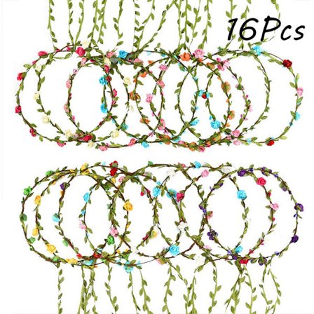 Brud krans blomma krans hårblomma midsommar hippie Pack of 16