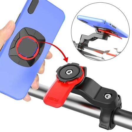 360 Graders Roterende Telefonholder med Twistlås for Sykkel, Terrengsykkel og Motorsykkel (FMY)