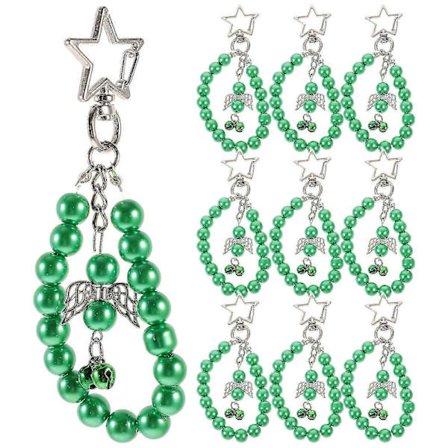 12 stk. juletrepynt julebordpynt festival perlepynt