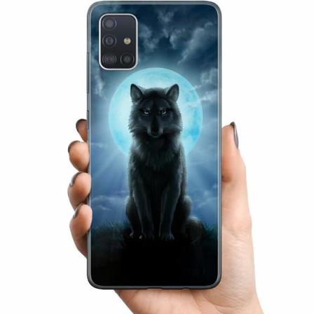 Samsung Galaxy A51 Tpu Mobilskal Wolf In The Dark