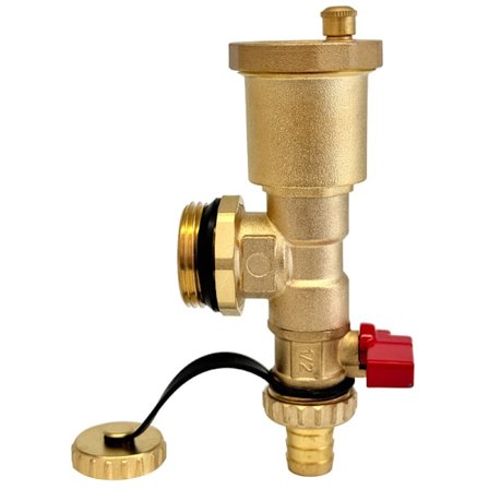 Gulvvarmemanifold - Automatisk avløpsventil for gulvvarme Kobber (32 mm)