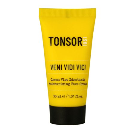 TONSOR1951 Rasatura e Cura della Barba Veni Vidi Vici Crema Viso Idratante 30ml Uomo - Crema viso uso quotidiano