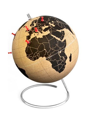 Suck UK | Cork Globe | Ø25X30CM