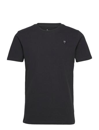 Alder Badge Tee - Gots/Vegan Black Knowledge Cotton Apparel